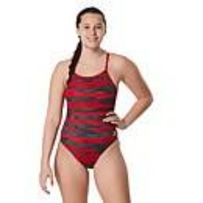 Contort Stripes Crossback One Piece