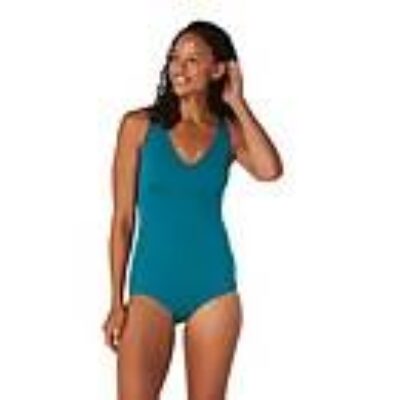 Solid V Neck One Piece